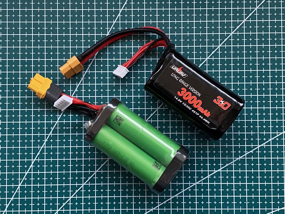 4S1P 18650 battery packs